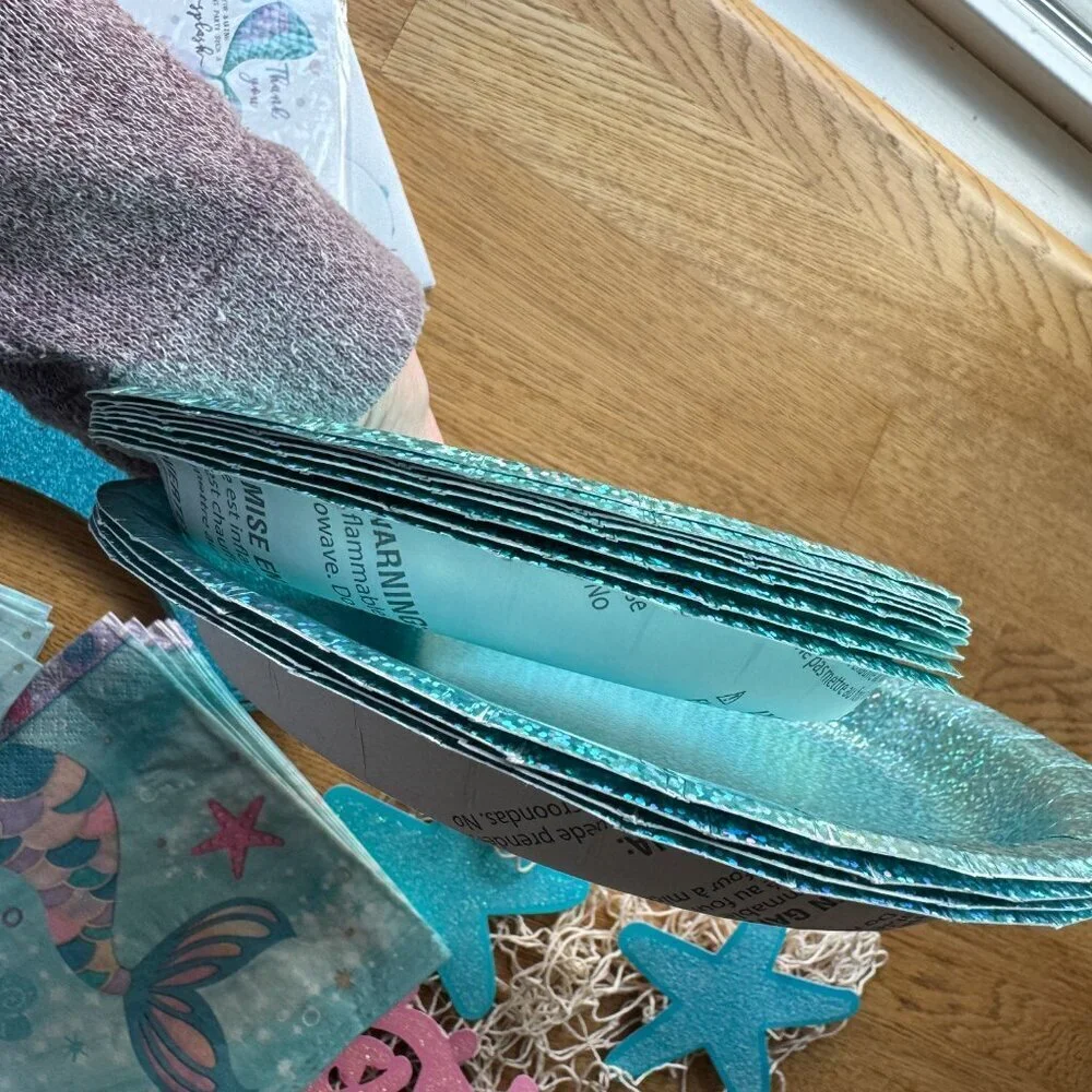 Mermaid Birthday Party Supply Lot